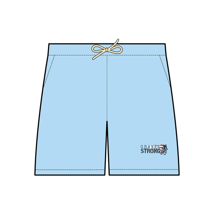 Lightweight Unisex Fleece Sweat Shorts Gravel Strong