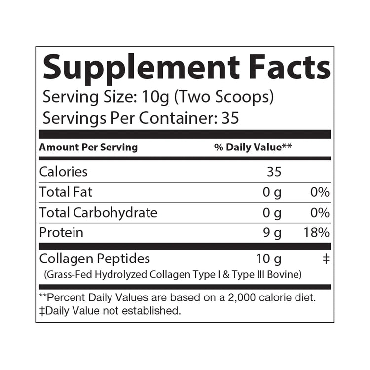 Gravel Strong Collagen Peptides Type I & III Supplement (350g, 12.3oz)