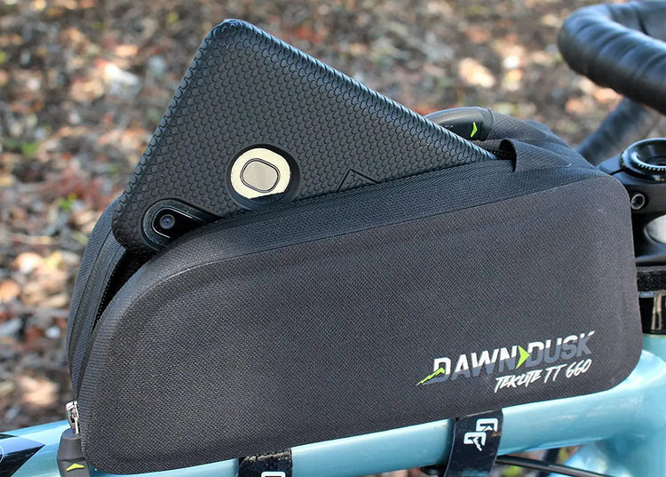 Dawn to Dusk Tektite TT 660 Gravel Bike Top Tube Storage Bag Triathlete Store
