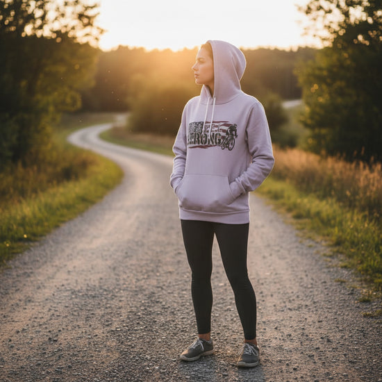 GS Performance Fleece Hoodie for Everyday Comfort - Ride Gravel Strong