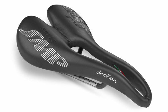 Selle SMP Drakon Saddle with Carbon Rails (Black)