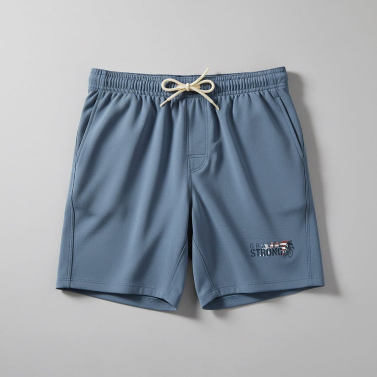 Lightweight Unisex Fleece Sweat Shorts - Ride Gravel Strong