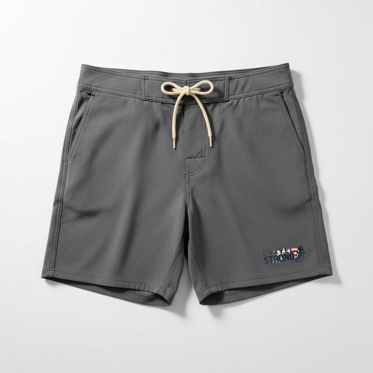 Lightweight Unisex Fleece Sweat Shorts - Ride Gravel Strong