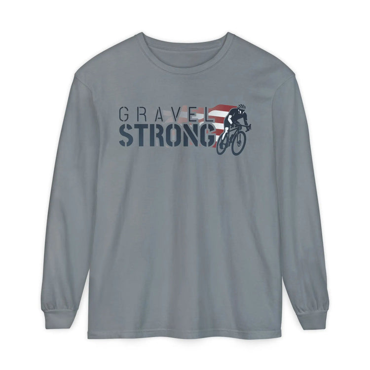 Long Sleeve T-Shirt | Unisex Cycling Tee - Ride Gravel Strong