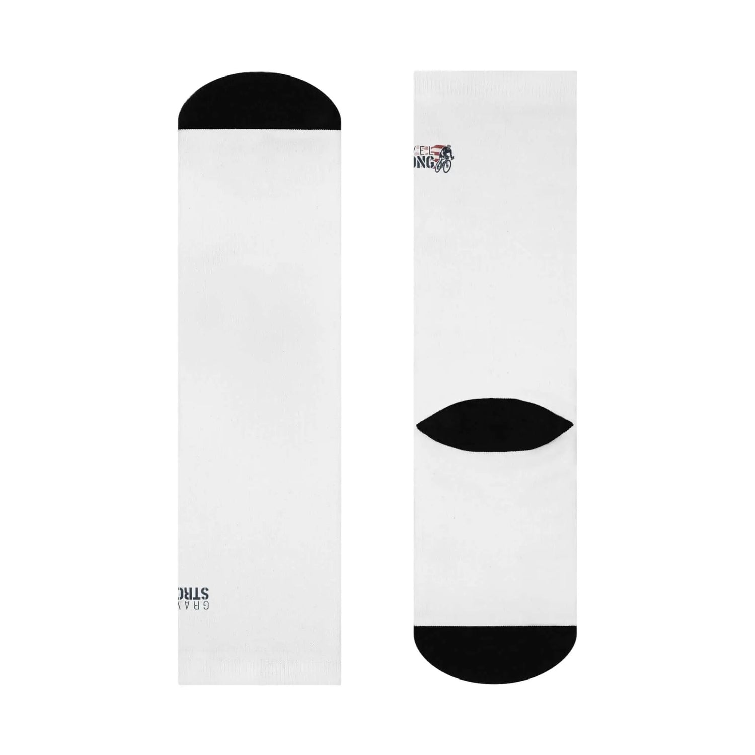 Printed Cushioned Bottom Crew Socks
