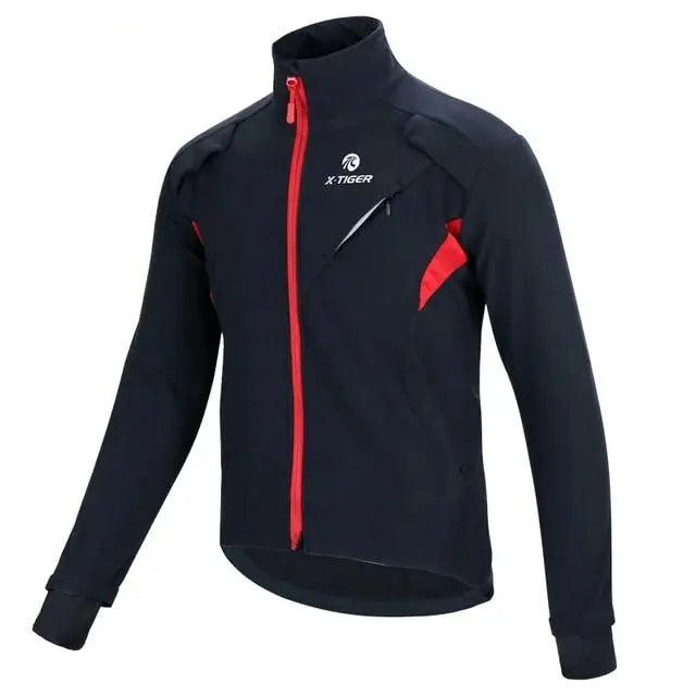 Winter Fleece Thermal Coat Autumn Warm Up Bicycle Clothing Vimost Sports