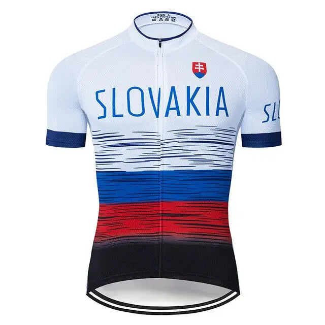 SLOVAKIA Cycling Clothing 9D Set MTB Jersey Bicycle Clothes Ropa Ciclismo Mens Quick Dry Bike Wear Short Maillot Culotte Vimost Shop