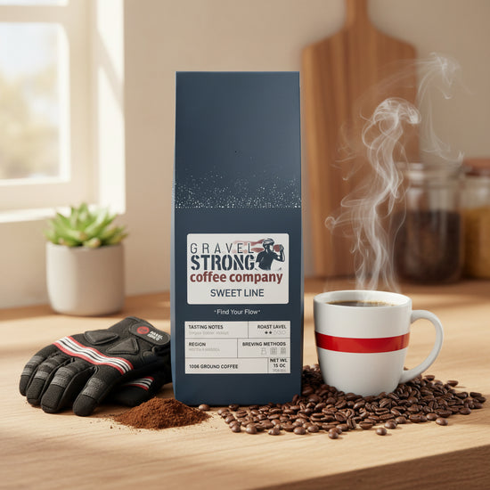 Gravel Strong - Sweet Line (Light-Medium Roast Coffee) - Ride Gravel Strong