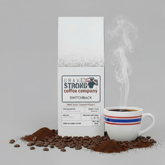 Gravel Strong - Switchback (Medium-Dark Roast Coffee) - Ride Gravel Strong