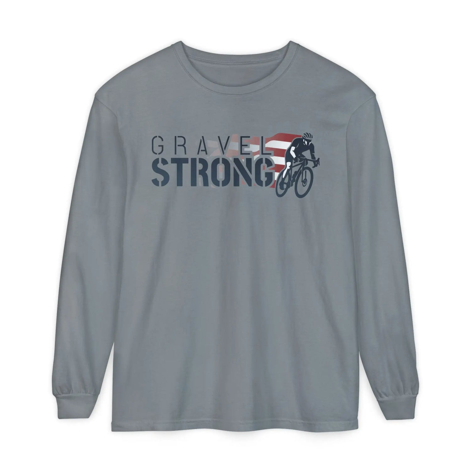 Long Sleeve T-Shirt | Unisex Cycling Tee Gravel Strong