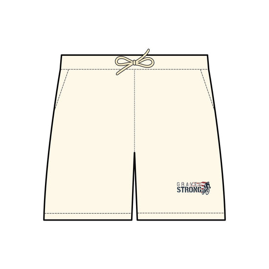 Lightweight Unisex Fleece Sweat Shorts Gravel Strong