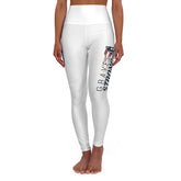 High Waisted Yoga Leggings Gravel Strong