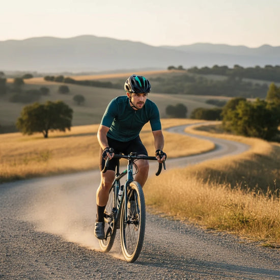 Black and green bicycle helmet on a white background