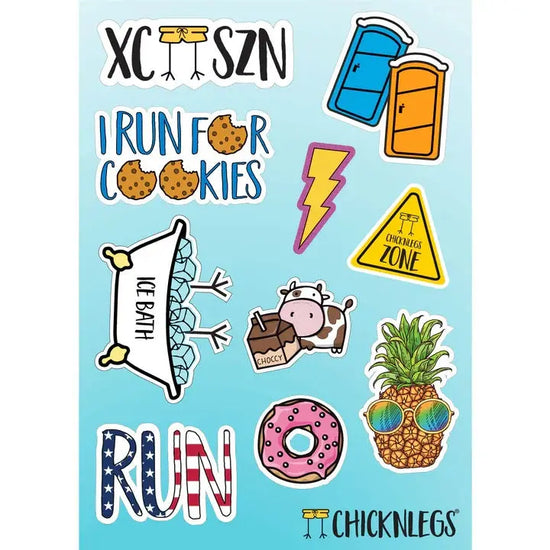 ChicknLegs Sticker Pack Triathlete Store
