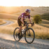 Purple cycling jersey with &