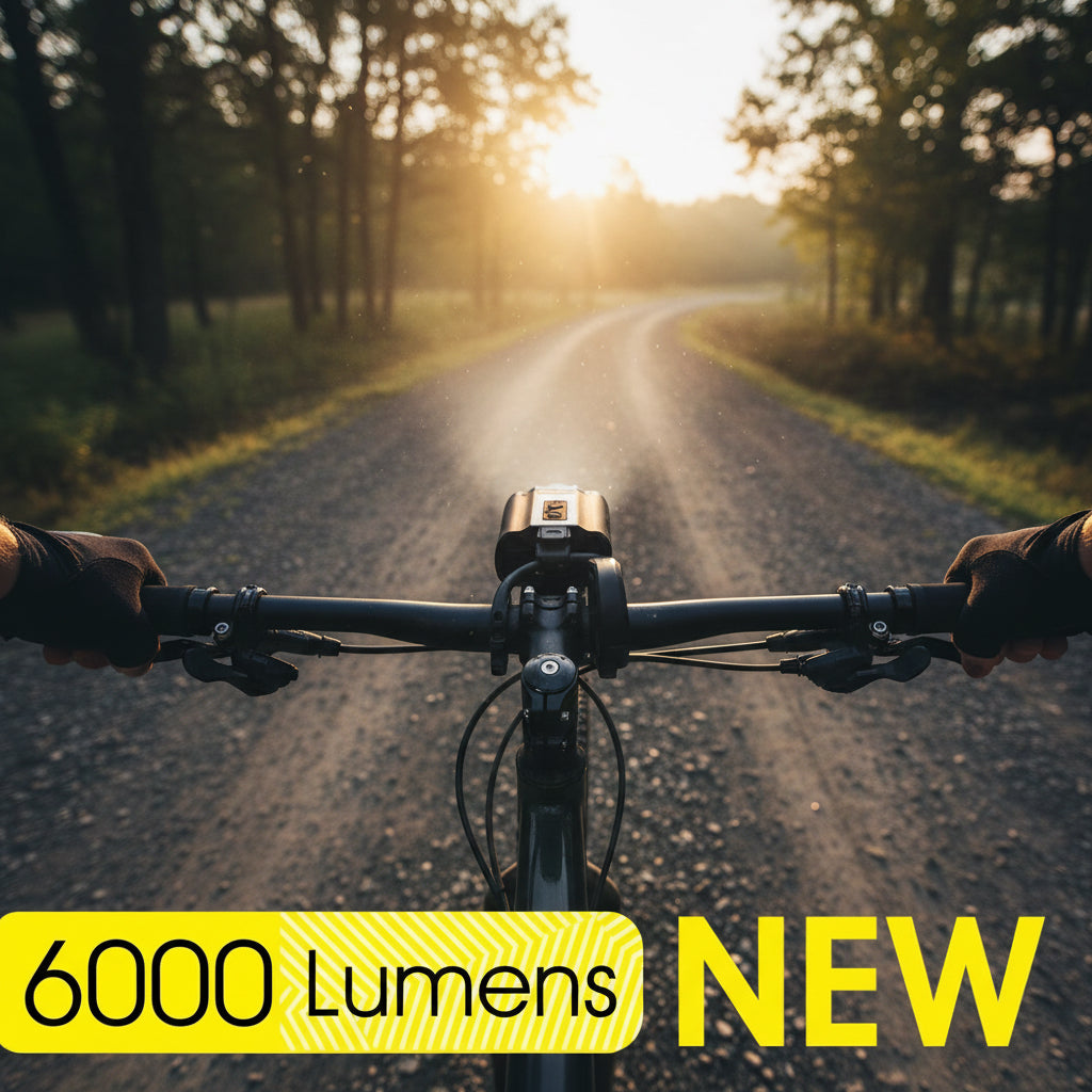 Canopus Pro Luminus SST-40 6000LM Bicycle Headlight - Ride Gravel Strong