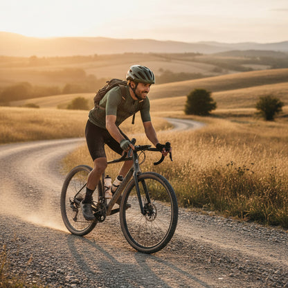 Green bicycle helmet with ABUS branding on a white background