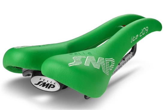 Selle SMP Lite 209 Saddle with Carbon Rails (Green)