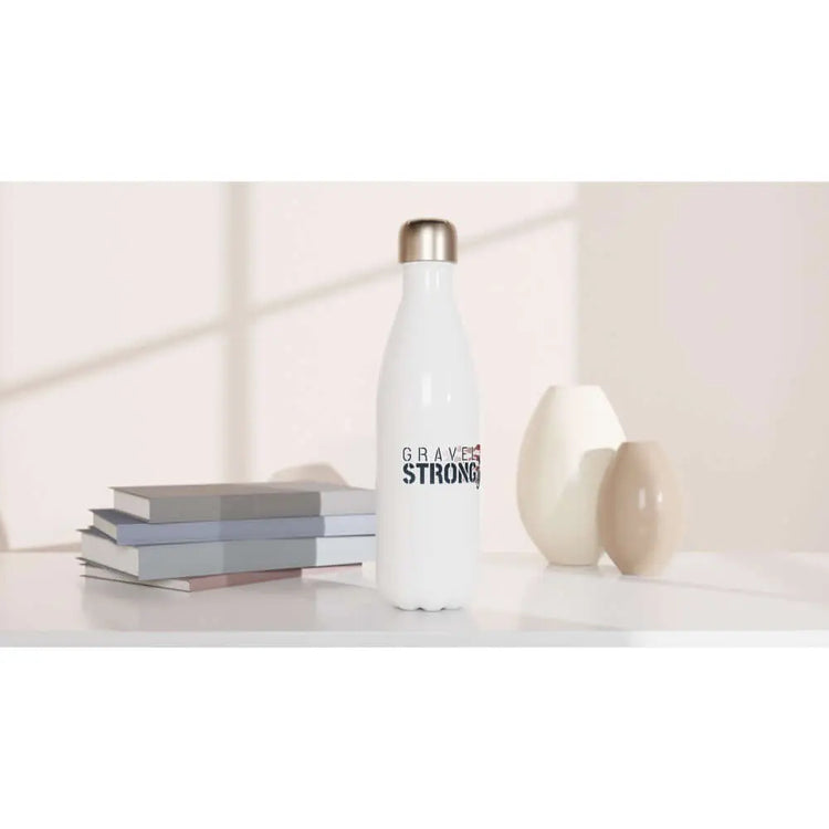 Stay hydrated and unstoppable with the Gravel Strong 17oz Stainless Steel Water Bottle — built for endurance, adventure, and everyday strength. Crafted from premium stainless steel with double-wall insulation, this sleek bottle keeps your drinks cold for 6 hours or hot for hours longer. Its slim, lightweight design fits perfectly in your hand, bag, or bike cage, making it your go-to hydration companion on the road, trail, or at the office.
The leak-proof cap ensures zero spills, while the smooth matte