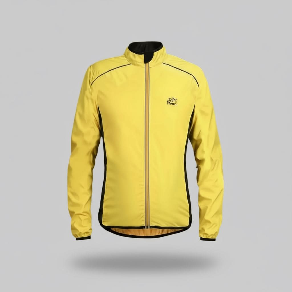 Lightweight Waterproof Cycling Windbreaker Jacket for Men - Ride Gravel Strong