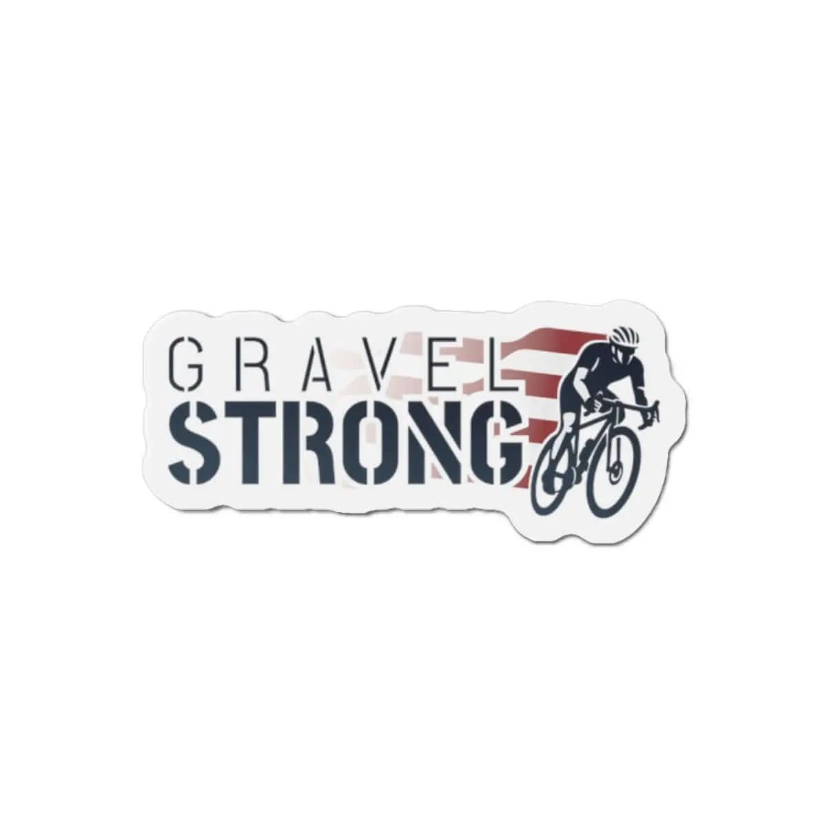 GS Durable Die Cut Logo Magnets - Ride Gravel Strong