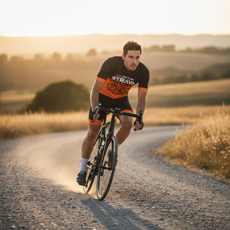 Fun Short Sleeved Cycling Jerseys - Ride Gravel Strong