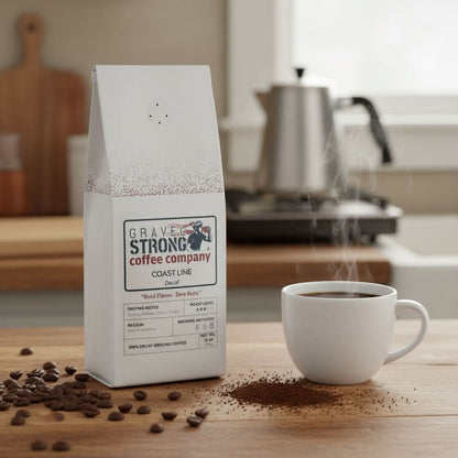 Gravel Strong - Coast Line Decaf - Ride Gravel Strong