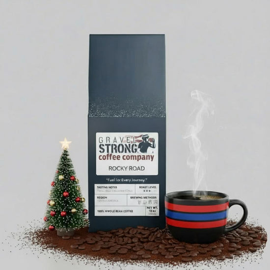 Gravel Strong - Rocky Road Medium Roast Coffee - Ride Gravel Strong
