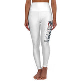 High Waisted Yoga Leggings - Ride Gravel Strong