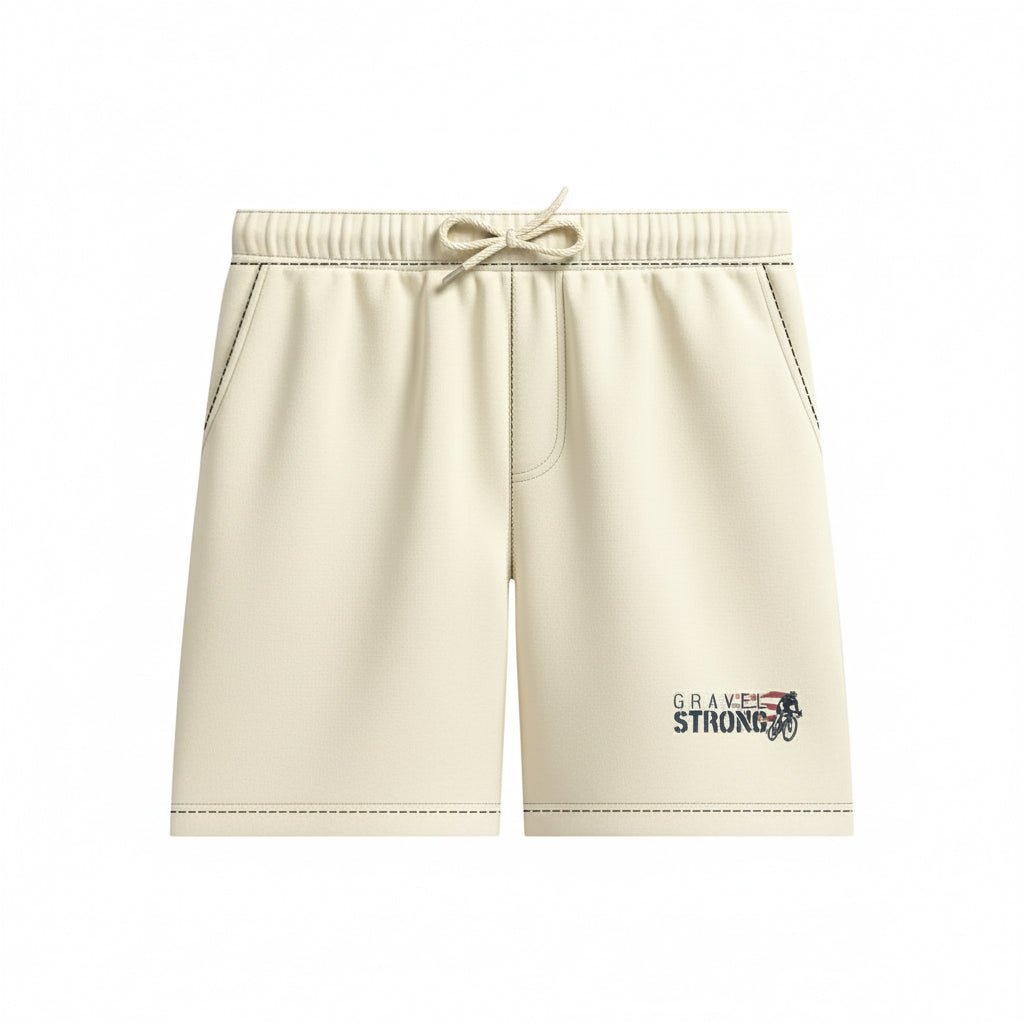 Lightweight Unisex Fleece Sweat Shorts - Ride Gravel Strong