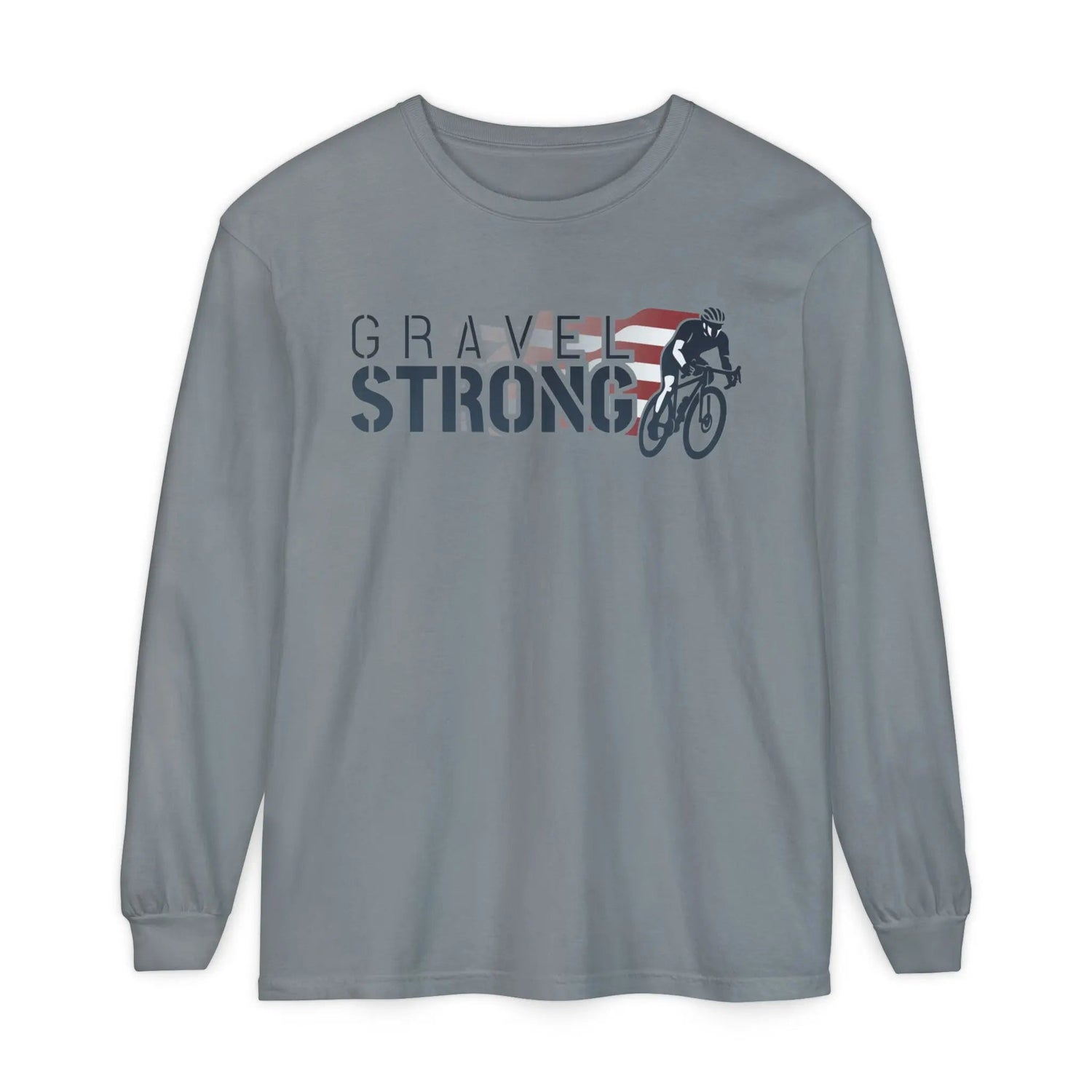 Long Sleeve T-Shirt | Unisex Cycling Tee - Ride Gravel Strong