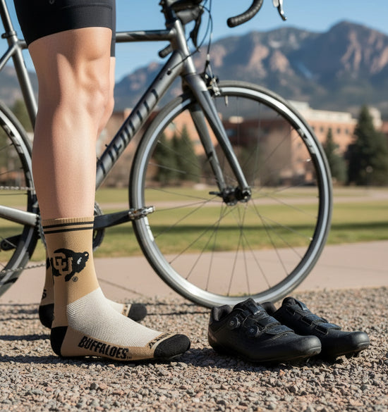 Colorado Buffaloes Sport Socks - Ride Gravel Strong