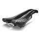 Black bicycle saddle with &