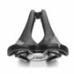 Black bicycle saddle with &