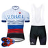 SLOVAKIA Cycling Clothing 9D Set MTB Jersey Bicycle Clothes Ropa Ciclismo Mens Quick Dry Bike Wear Short Maillot Culotte Vimost Shop
