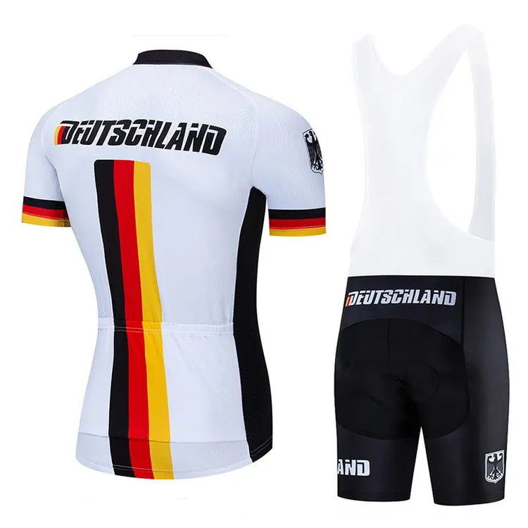 Pro Team Germany Cycling Clothing 9D Set MTB Uniform Bicycle Clothes Quick Dry Bike Jersey Mens Short Maillot Culotte Vimost Shop