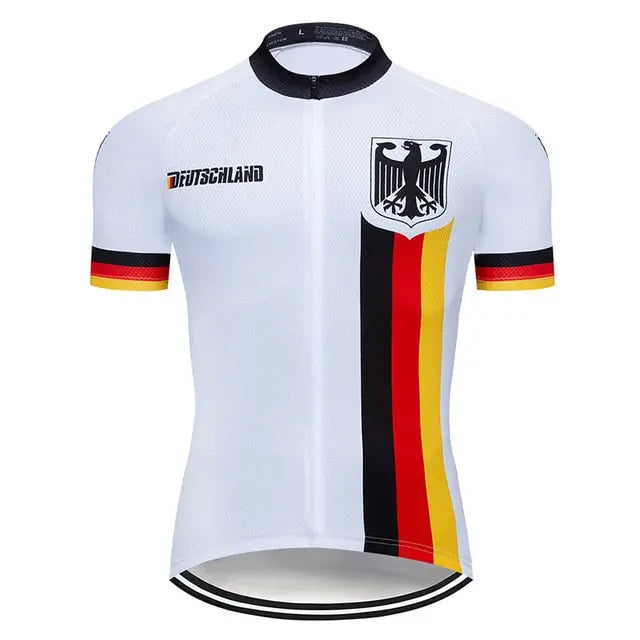 Pro Team Germany Cycling Clothing 9D Set MTB Uniform Bicycle Clothes Quick Dry Bike Jersey Mens Short Maillot Culotte Vimost Shop