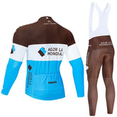 Pro Team Cycling Jersey 9D Set MTB Uniform France Bicycle Clothing Spring/Autumn Bike Clothes Mens Long Cycling Wear Vimost Shop