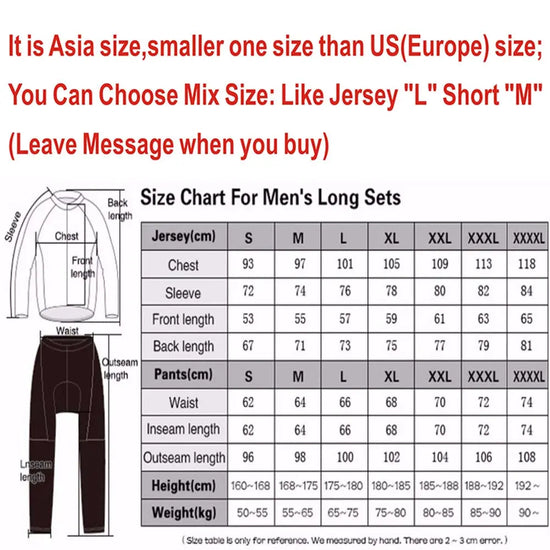 Spring/Autumn Belgium Cycling Jersey 9D Bib Set MTB Uniform Bike Clothing Quick Dry Bicycle Clothes Men‘s Long Cycling Wear Vimost Shop