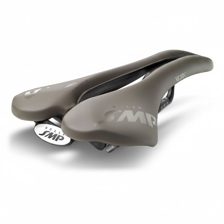 Selle SMP bicycle saddle on a white background